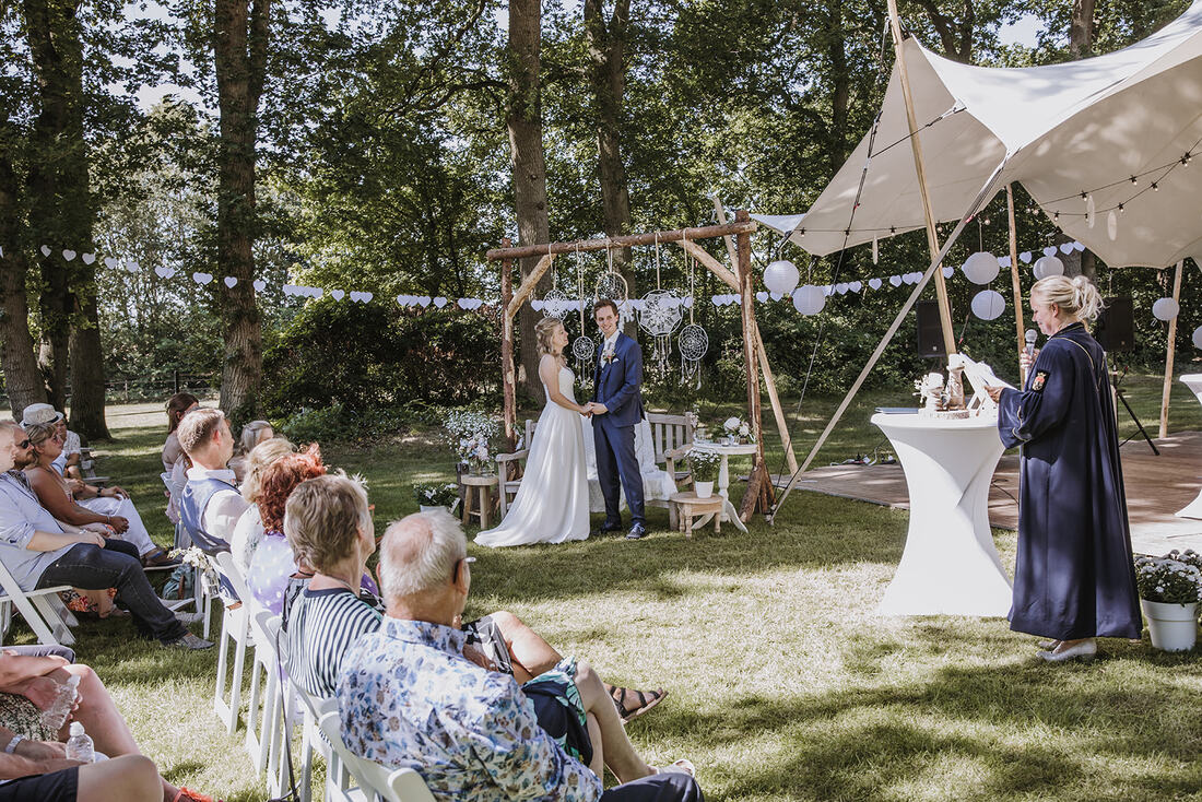 Festival wedding Hulshorst